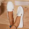 Damen Loafer Leichte Schuhe für Damen Bequeme Freizeit-Sneaker Zum Hineinschlüpfen Ballerinas Damen