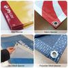 Advertising Printing 13oz 18oz Vinyl Banner Roll Street Marketing Flex Banderoles Personalises Publicitaire Vinyl Banner