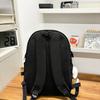 Large Capacity Students' Book Bag Color Contrast Schoolbag Girls Campus Lightweight Backpack