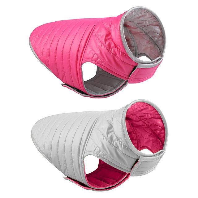 Autumn Winter Pet Clothes Reflective Dog Down Jacket Double-sided Nylon Spinning Waterproof Warm Dog Jacket Clothes Small Dogs