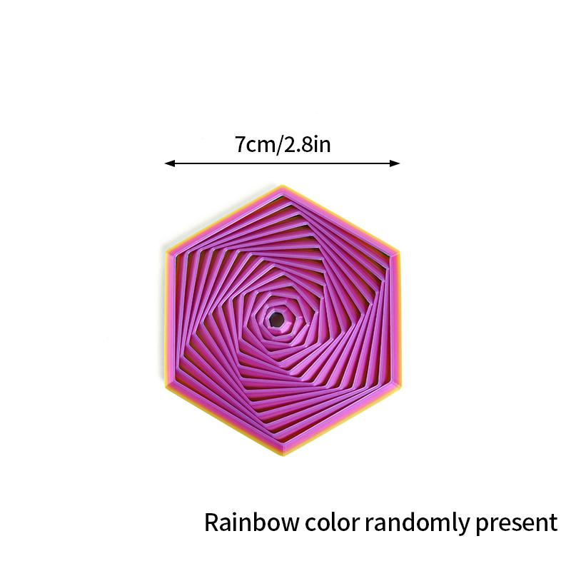 

3D-печать Фрактальный раздражающий шестиугольник Декомпрессионный инструмент Орнамент Несколько цветов Детская игрушка-трансфигурация Подарок для рукоделия