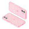 For iPhone 17 Case Sparkly Powder Glitter Shiny Soft TPU + Hard PC Back Cover