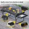 Aluminum Alloy Iron Mesh Folding Camping Table
