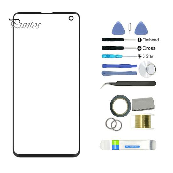 

Сменный комплект для ремонта переднего стекла для Samsung Galaxy S10 SM-G973F G973 for Galaxy S10