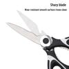 Stainless Steel Multifunctional Kitchen Scissors for Meat, Fish, and Poultry