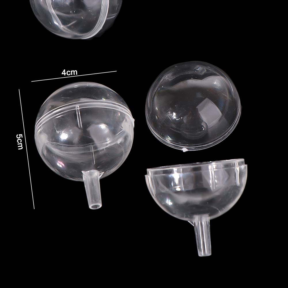 100pcs Plastic Chocolate Flower Plate Box Transparent Chocolate Ball Holder  Engagement Party