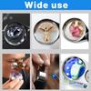 40X Jewelers Loupe Magnifier Metal Magnifying Glasses LED UV Illuminated Jewelry Loop Pocket Folding Magnifying Glass for Coins