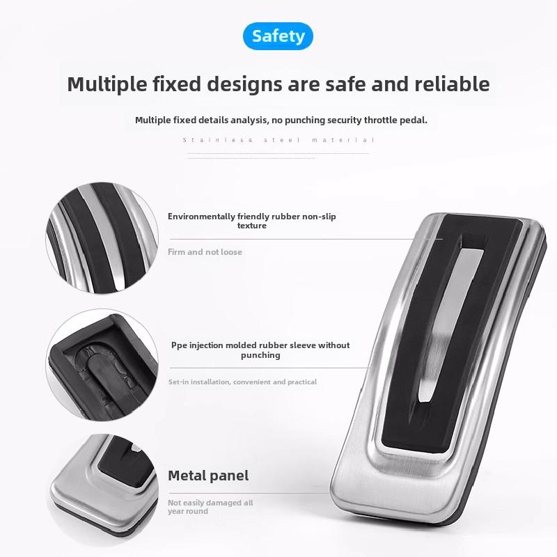 Car Accelerator Brake Pedals Non-Slip Pedal Mat Rest Foot Pedals Accessories 2018~2026 Cayenne 2011~2017 Cayenne 958 For Porsche