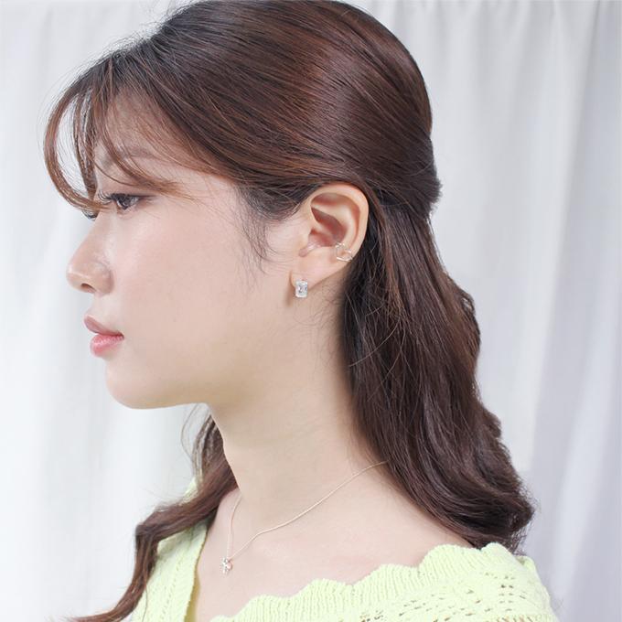 Custage Jewel Square Earrings