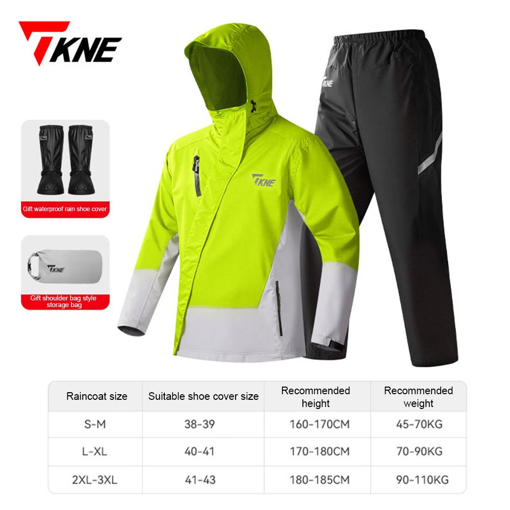 Motorcycle Raincoat Jacket Pants Men Women