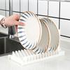 Plastic Drain Bowl Rack Folding Tableware Storage Rack Creative Dish Drying Rack  Kitchen Supplies