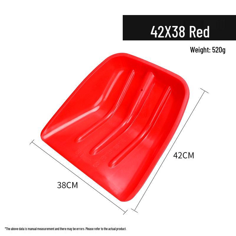 Poszerzona Wytrzymała Odporna na Ścieranie Plastikowa Łopata do Śniegu, Zboża i Śmieci