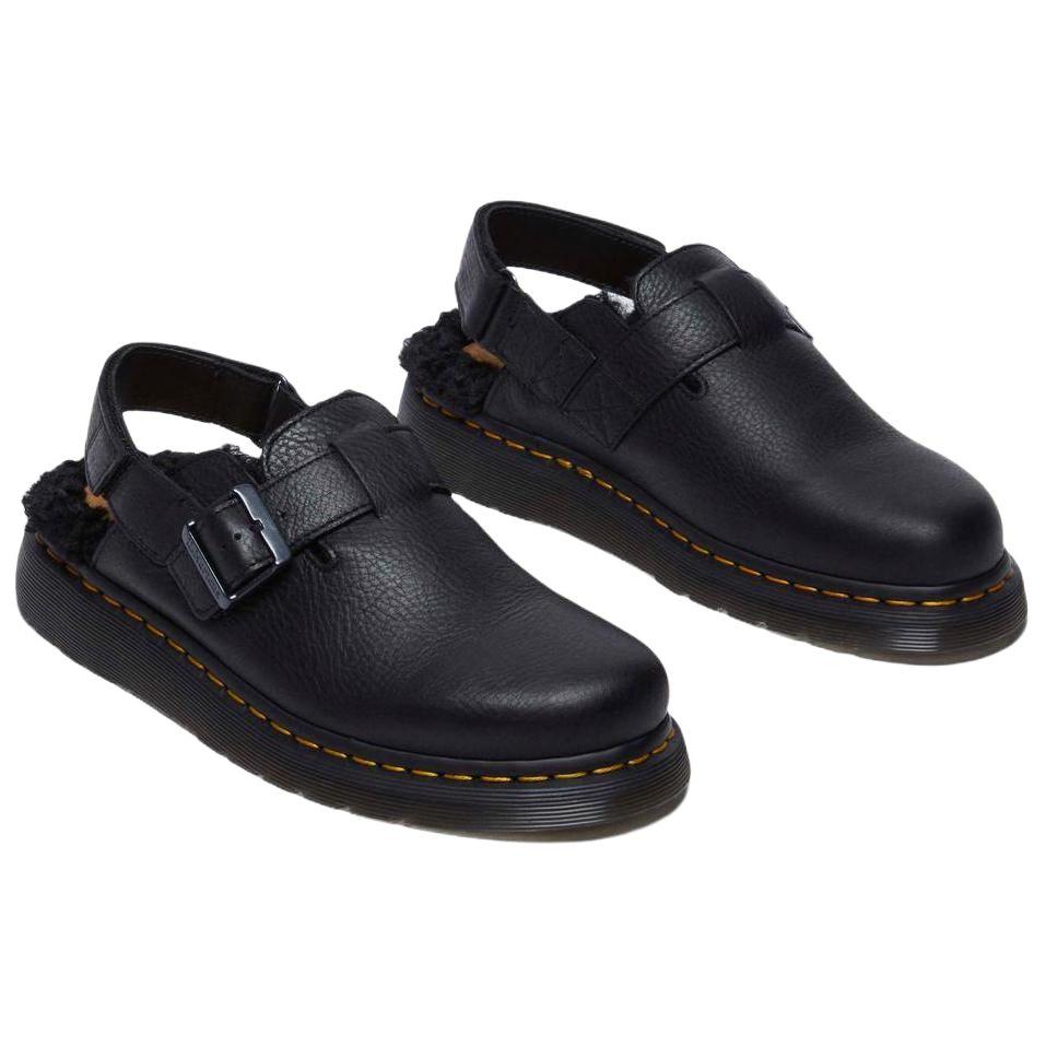 Dr. Martens Leather Fashion Versatile Low-Top Casual Shoes Unisex Casual Shoes Black 31885001
