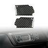 Carbon Fiber Door Handle Bowl Stickers Cover Trim For Ford Mustang 2015-