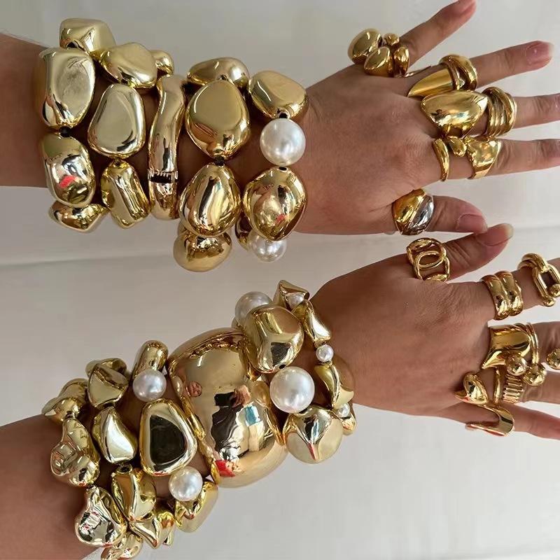 Exaggerated Bracelet Bracelet Elastic Gold Bracelet