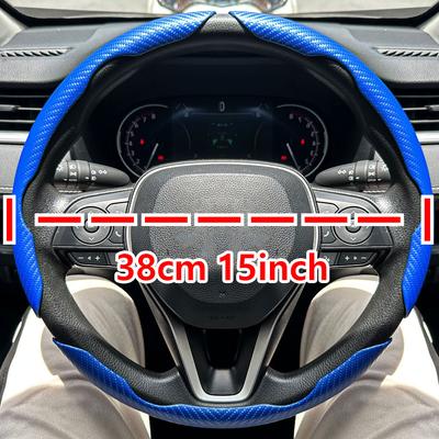 Huse pentru Volanul Mașinii Booster Piele Microfibră Accesorii Decorative pentru Interiorul Mașinii Accesorii Universale din Fibră de Carbon