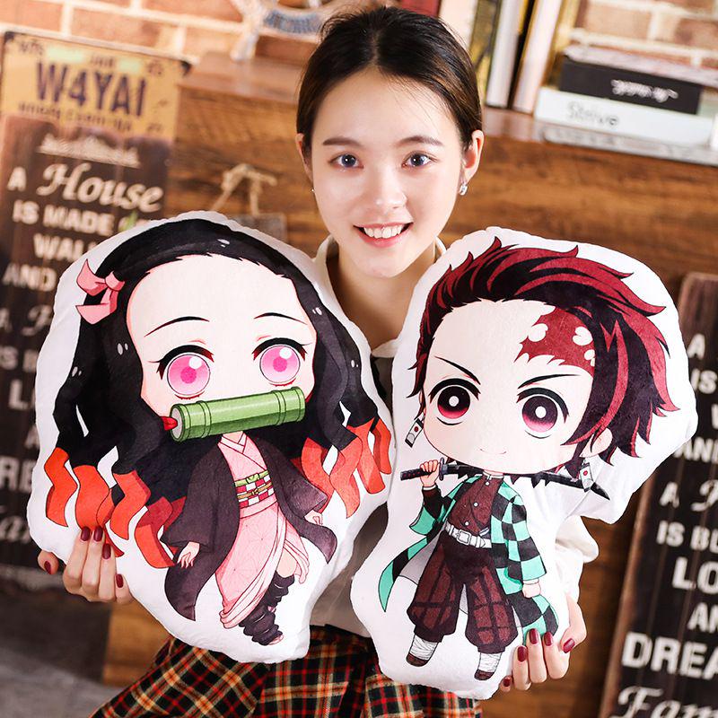 Weiches Plüschkissen von Anime Demon Slayer Kimetsu No Yaiba Kamado Nezuko für Kinder