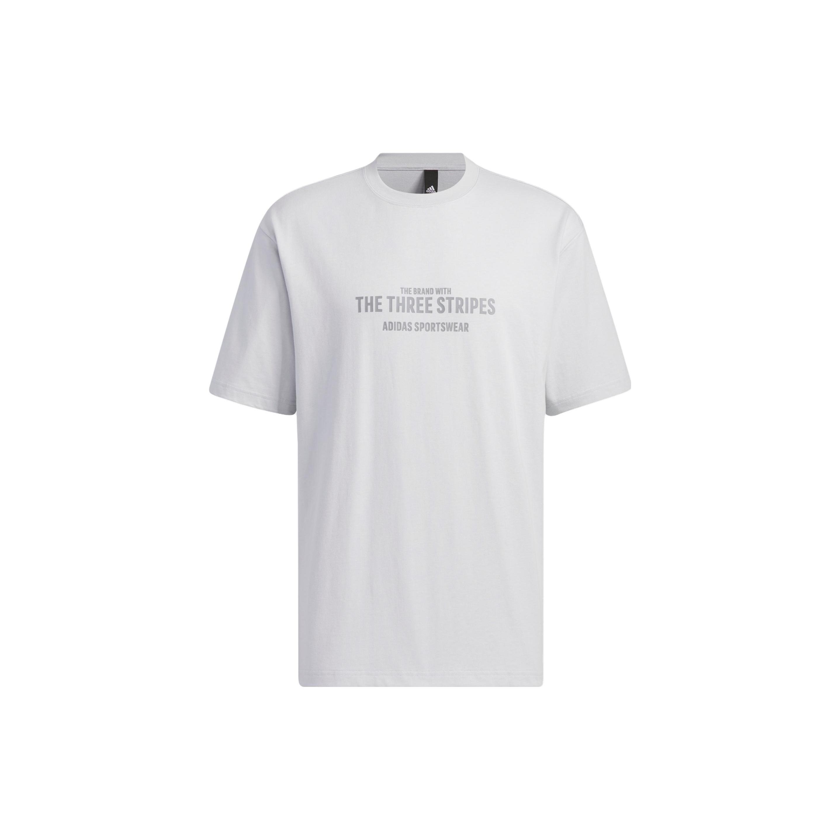 adidas Verbiage T-Shirts Grey Men s IP3930 XL