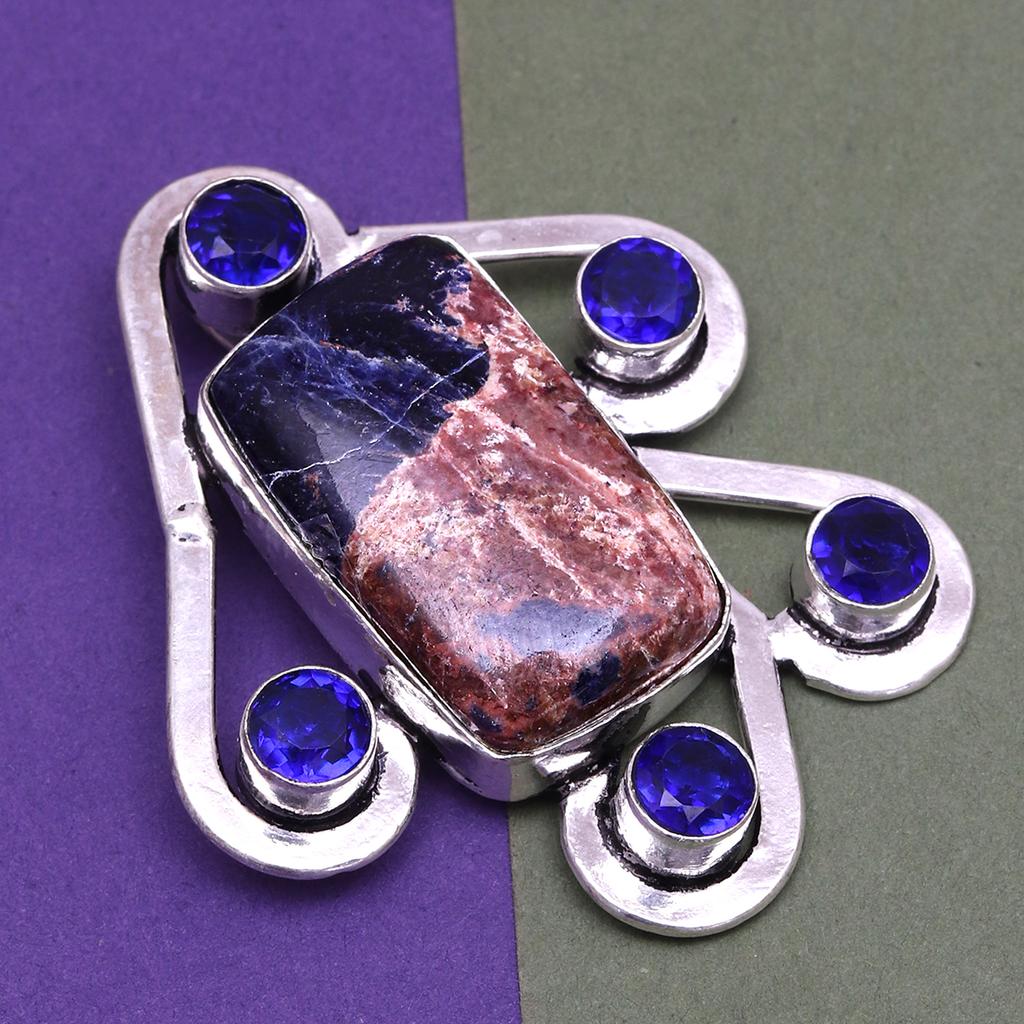 Amethyst Necklace Gifted Jewelry Gemstone 18" Handmade Pendant