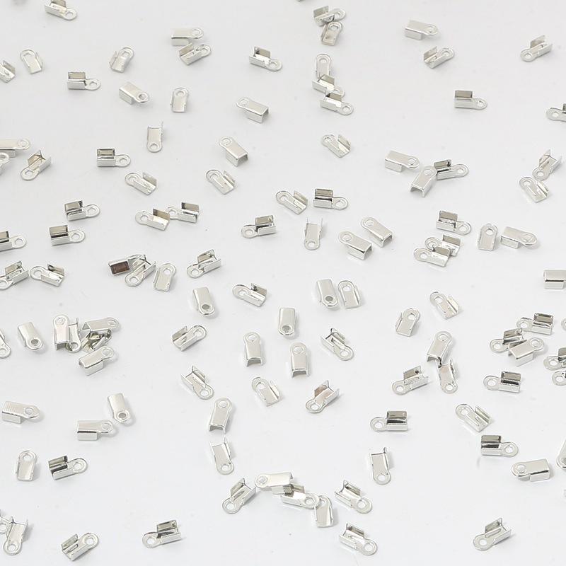 

200-Piece DIY Ancient Style Jewelry Kit: Beads, String Clamps, Snake Head Clasps for Handmade Bracelets 3×6mm (200 pieces)