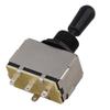 BQLZR Black Electric Guitar Enclosed 3 Way Toggle Switch Pickup Selector Switch with Black Cap