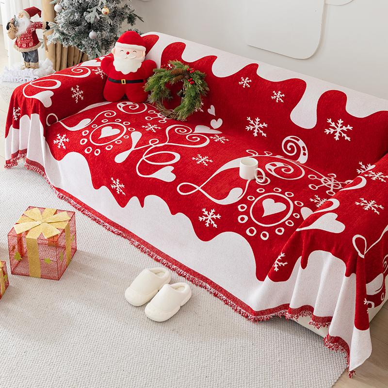 Four Seasons Universal Sofa Cushion Chenille Universal Sofa Cover Towel Full Covered Cover Anti-Scratching Cushion