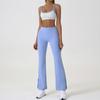 Women's Slim Fit Color Block Yoga Suit - Naked Feeling Outdoor Sportswear Set