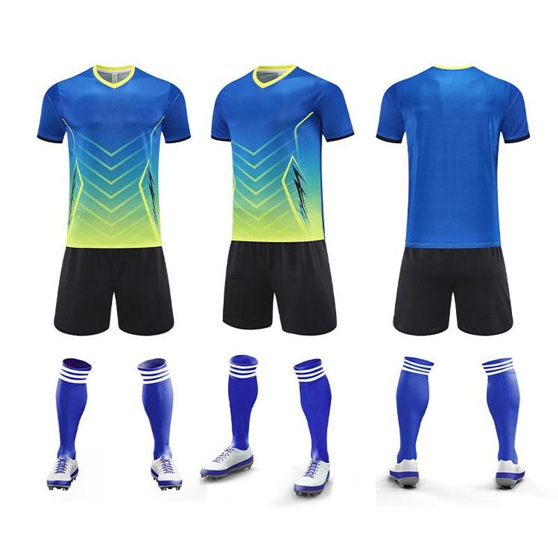 

Breathable Sweat-Wicking Football Kit for Adults and Children - Perfect for Training, School, and Competition XS темно-синий