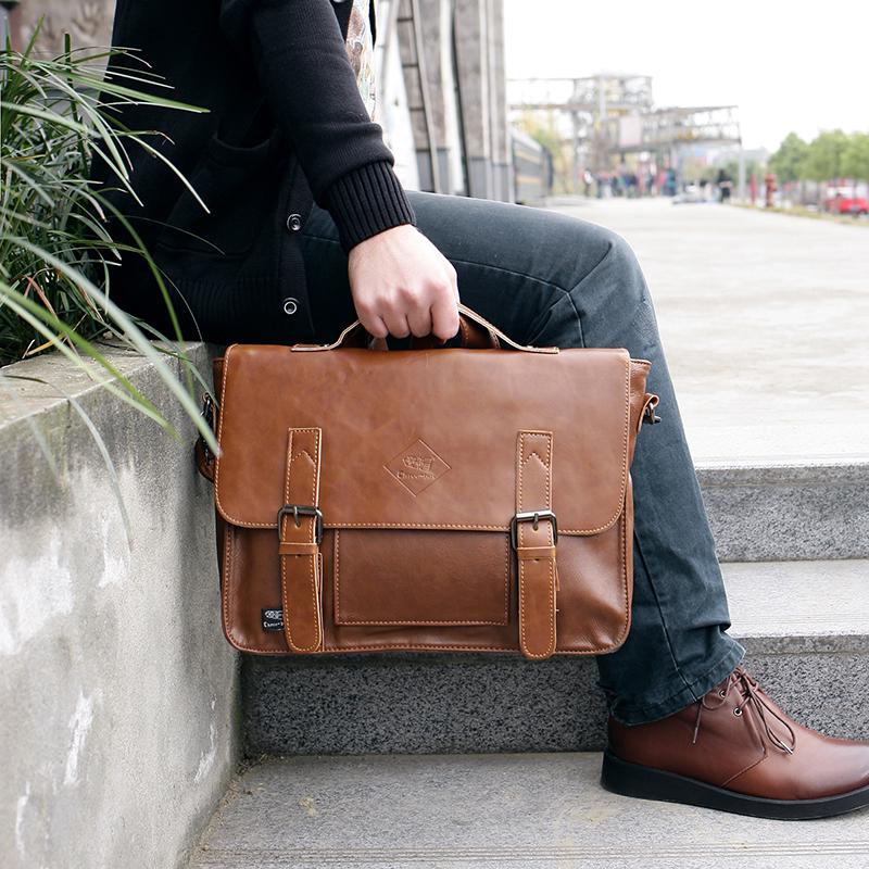 

Pu Кожа Мужчины Повседневный Мессенджер Сумки Мода Crossbody Плечо Бизнес Сумки