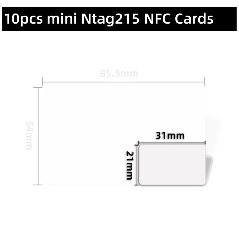 

10 шт. NTAG215 NFC-карта-тег, может быть написана Tagmo, работает с переключателем, доступно для всех мобильных телефонов NFC