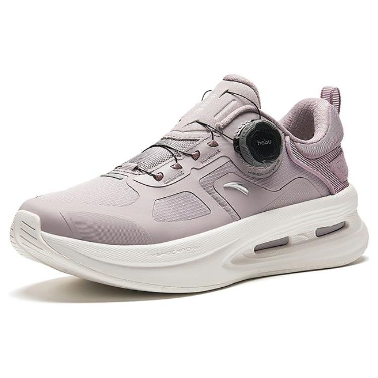 Anta Comfortable Round Toe Shock Absorbing Non-Slip Low-Top Lifestyle Shoes Women sneakers Purple 122417711-5