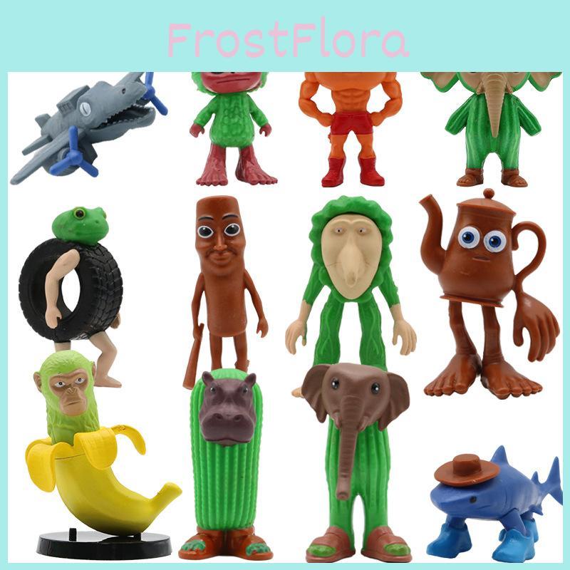 Shoes Wearing Tungtungtungsahur Sharks Bananas Monkeys Animals Ornaments Desktop