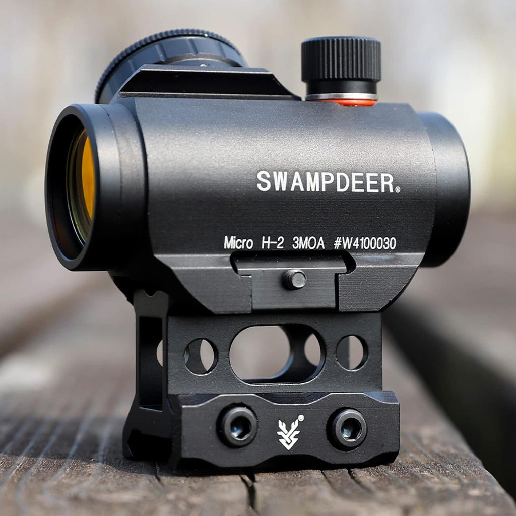 SWAMP DEER H2 T-1 Type Red Dot Sight, 20mm Rail Compatible, Airsoft Sight with High Mount, for M1K
