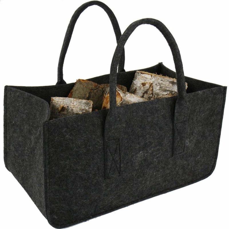 

Felt Firewood Storage and Transport Bag 50*25*25cm темно-серого