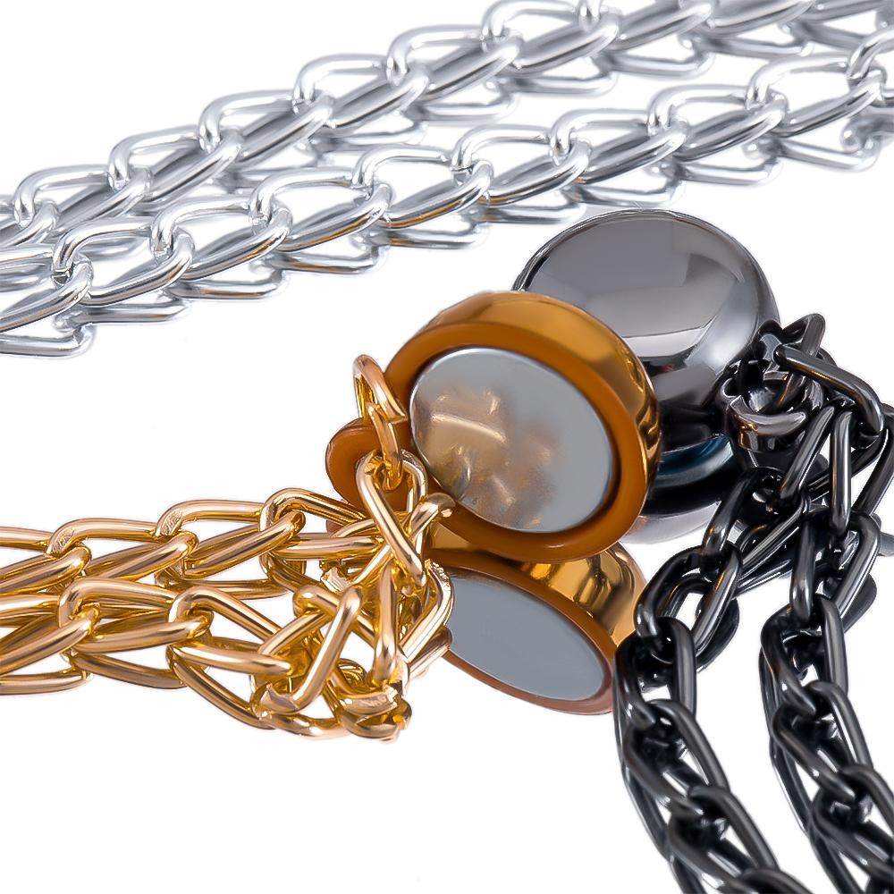 1 Stück 2 Stück 4 Stück 8 Stück Tailleneinzug Design Metallkette Magnetischer Verschluss Lange Hose Ärmel Kürzen Frei-Nähen Fixiert Legierung Brosche Riemen