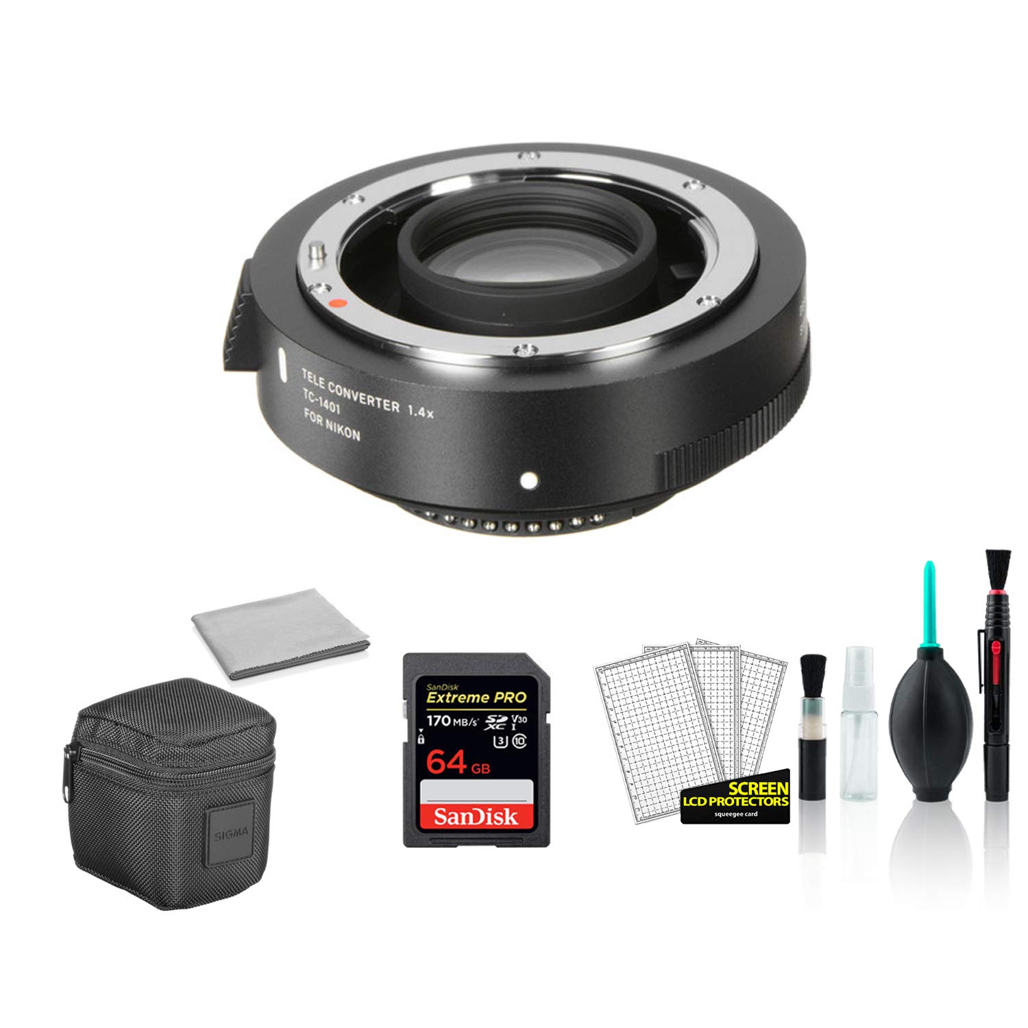 

Sigma Teleconverter for Nikon F Mount Bundle TC-1401 1.4X (879306)