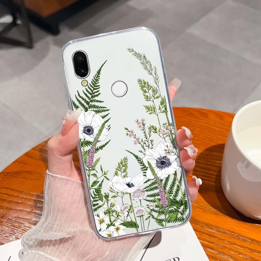 Für Xiaomi Redmi 7 7A 8 9C 9T 10A Mode Buchstaben Handytaschen Ultradünne Transparente TPU Staubdichte Schutz Weiche Rückseite Für Xiaomi Handyhülle