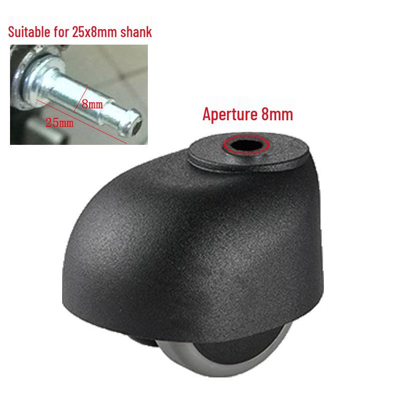 Universal Silent Executive Office Chair Swivel Casters - Boss Bread Wheels with Circlip