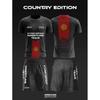 2026 Wrestling Training Set Mens Short Sleeve T-Shirt Shorts 3D Digital Print Athletic Wear Casual Sportswear