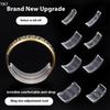 8 Sizes Silicone Ring Adjuster Resizer Anti-Loss Invisible Ring Holder Retainer Shrinker Jewelry Tool for Rings