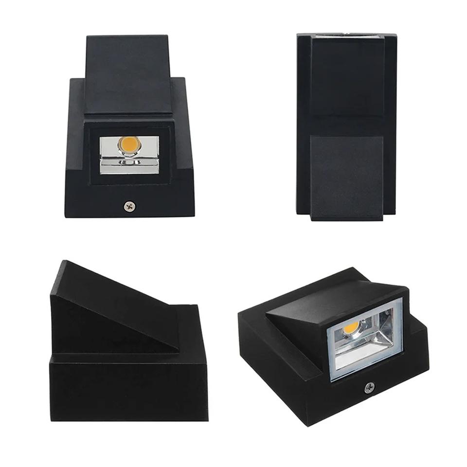 LED Wall Light Lamp 85-265V 3W 6W Cold White Warm White High Brightness Energy Saving Indoor Outdoor Modern For Home Garden