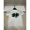 Superior Jacquard Clover Knit Round Neck Short Sleeve Casual Versatile Top for Summer 2026