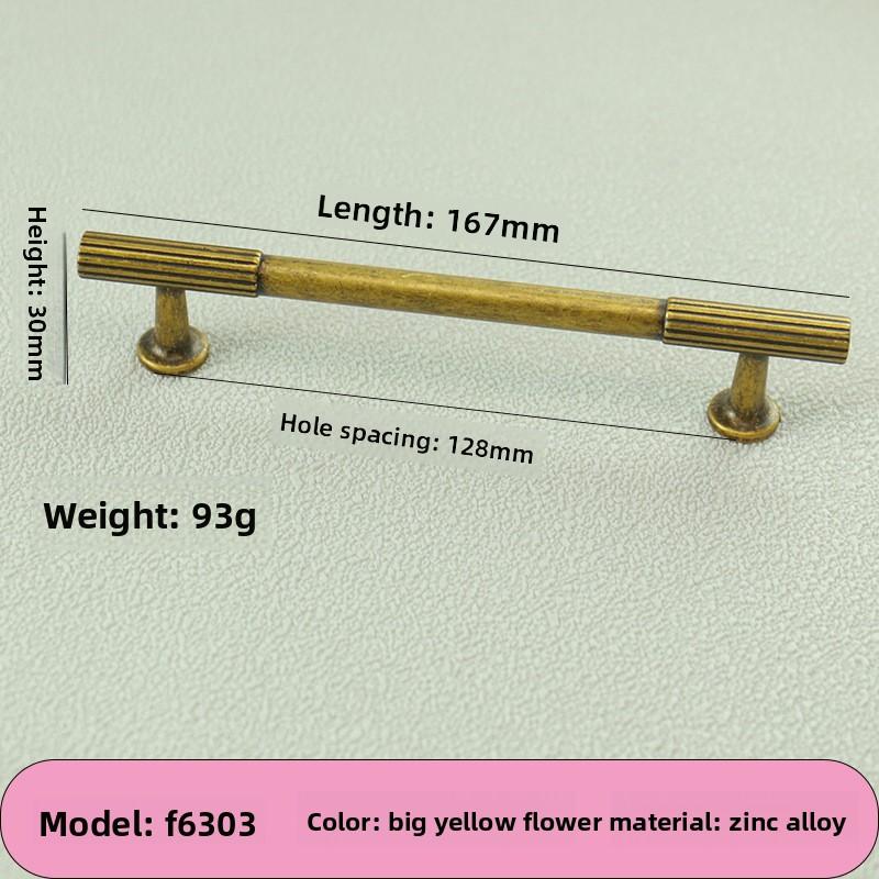 Bronze Solid Antique Brass Cabinet Handles Wardrobe Pull Cupboard Door Knob Kitchen Cabinet Handles Bronze Pulls