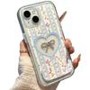 Broken Flower Hollow Heart Applies To Apple Promax Mobile Phone Case Bow Bracket Xiaomi Huawei Puravi