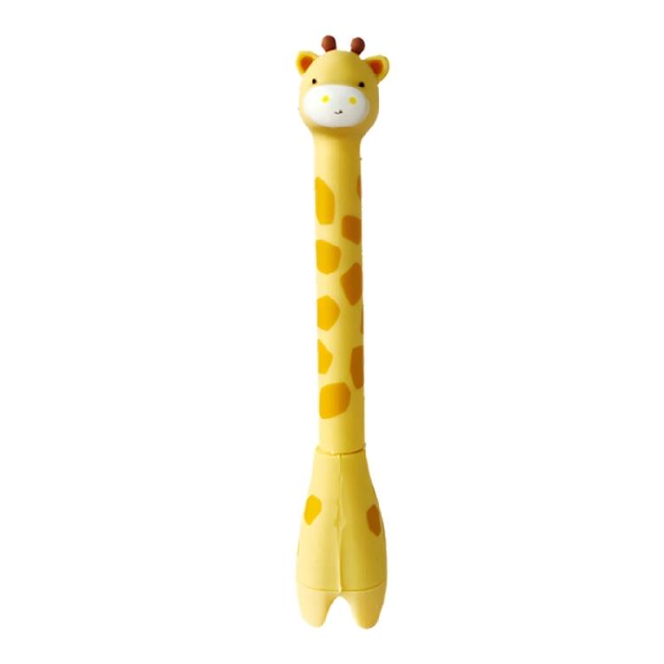 Practical Gel Pen Cartoon Character Shape Silicone Ergonomic Standing Pen Perfect for Writing Fun and Smooth Inks Flows