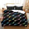 Vibrant Cozy 3D The Gradient Graphics Sets With Bedclothes Bed Polyester Twin Full Queen King Quilt