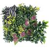DIY Artificial Plant Wall Panel Sunflower Artificial Fern Grass  Background Wall Decoration