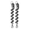 2Pcs Black Portable Stainless Steel Wine Beer Bottle Opener Corkscrew Kitchen Accessories