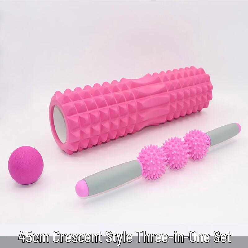 Hollow Spiky Foam Roller & Fascia Massage Tool Set