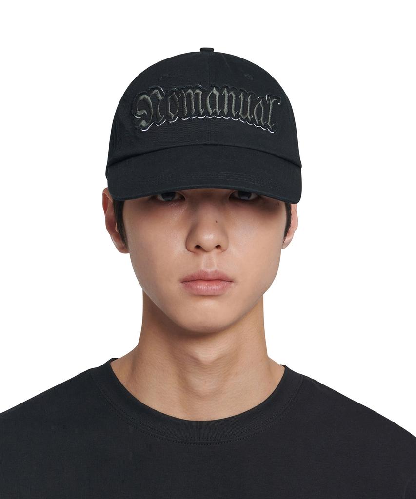 Nomaenyueol Gothic Patch Ball Cap - Black